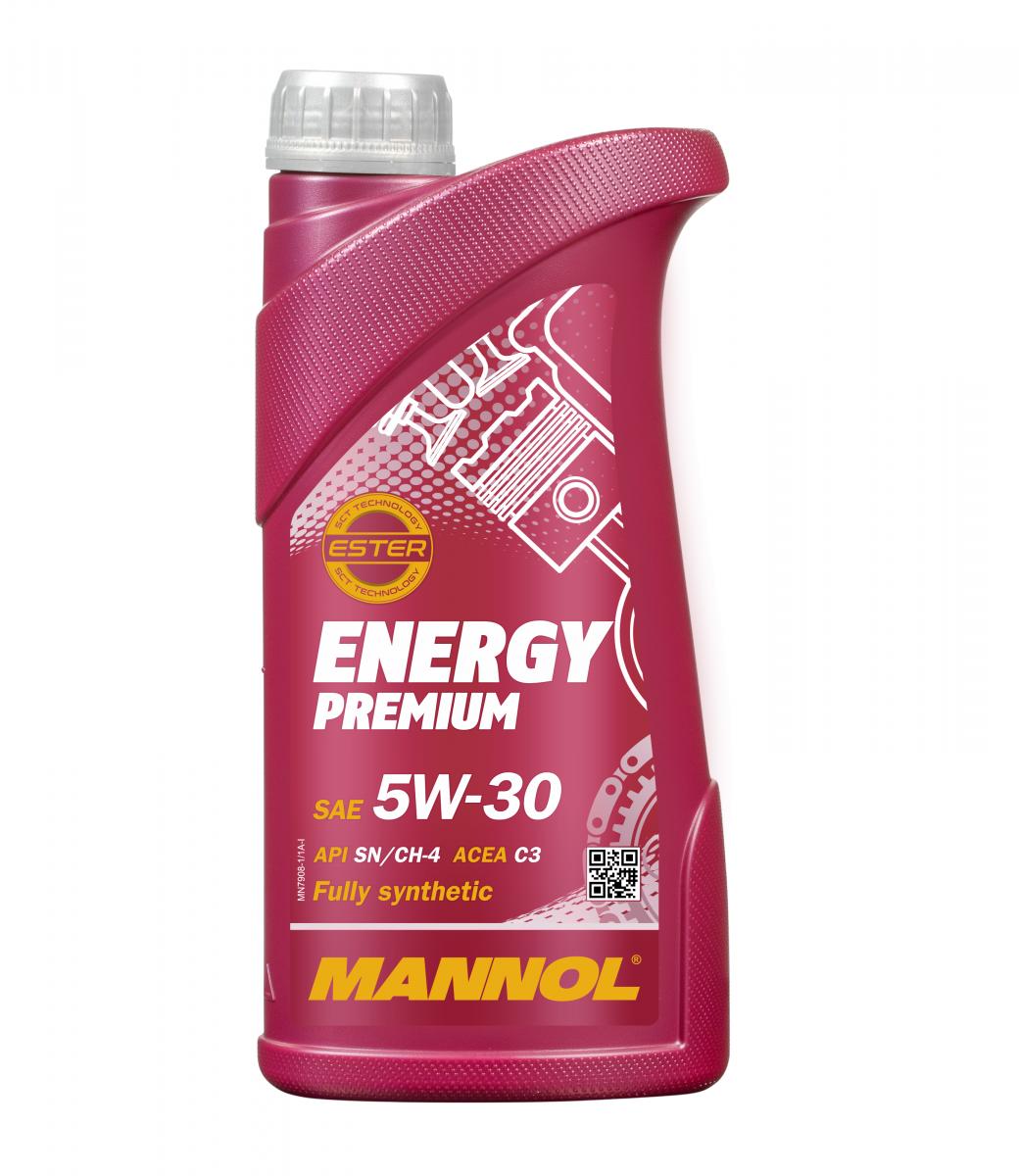 4 x MANNOL Energy Premium C2/C3 SAE 5W30 208L Fully Synthetic Premium  Engine Oil